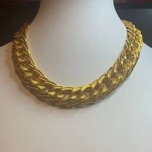 Vintage Anne Klein Gold Tone Curb Chain